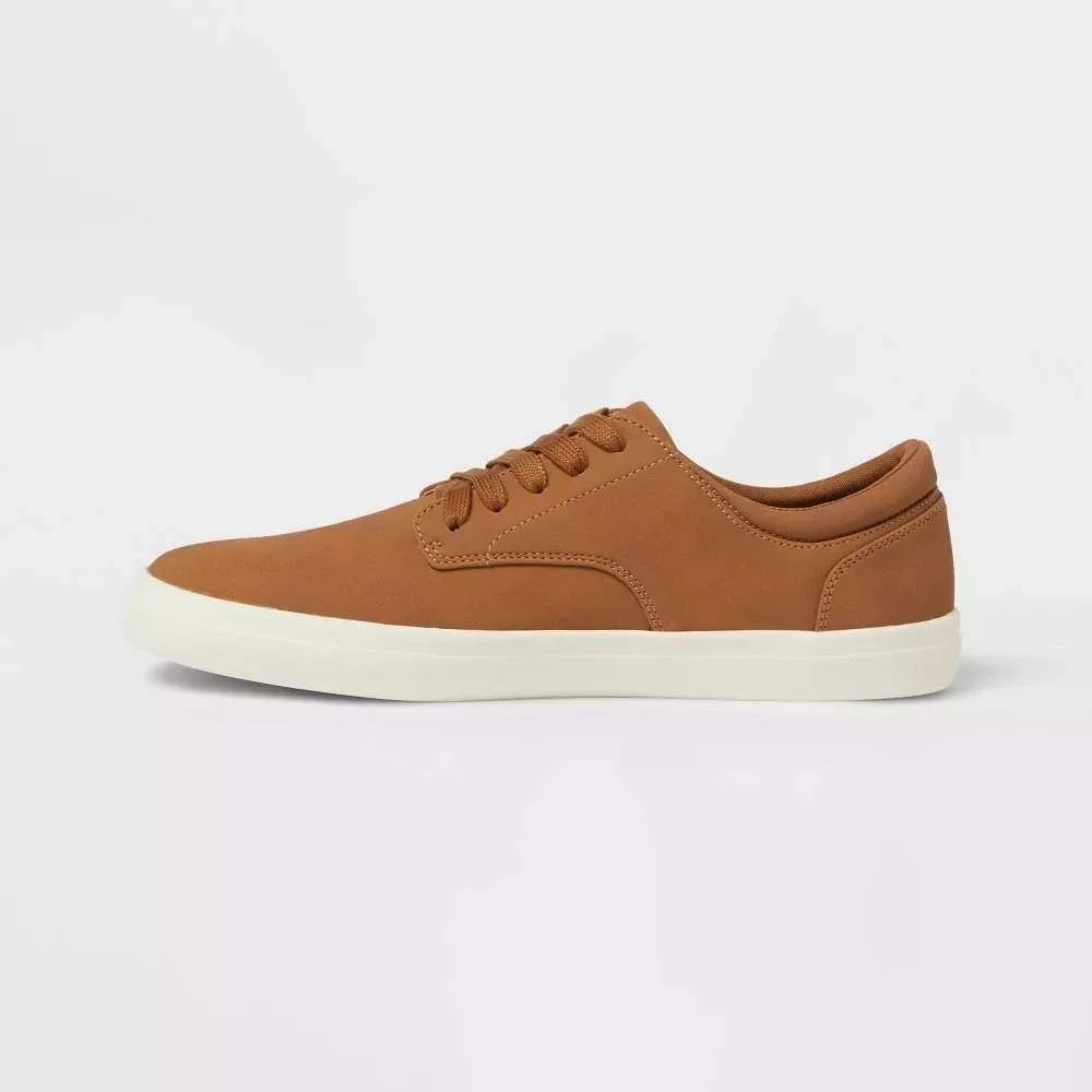 Men's Harj Sneakers by Goodfellow & Co Brown Size 12 New With Tags